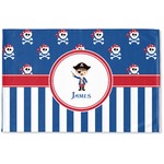 Blue Pirate Woven Mat (Personalized)