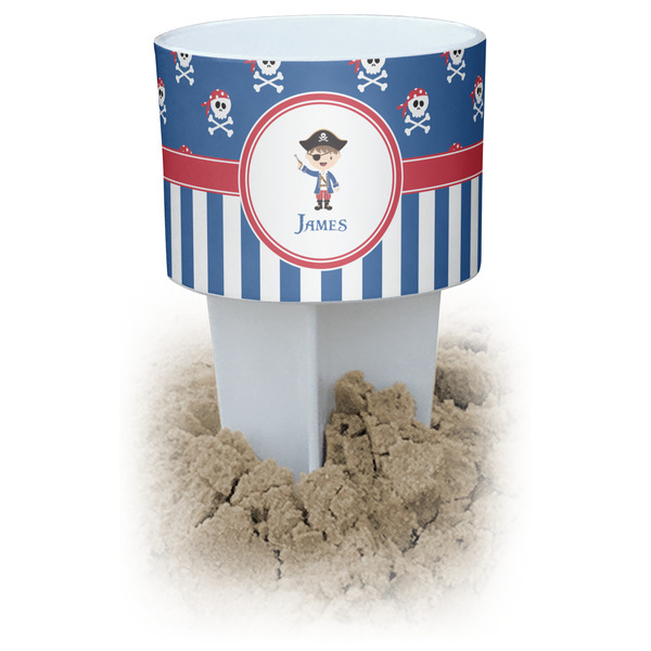 Custom Blue Pirate Beach Spiker Drink Holder (Personalized)