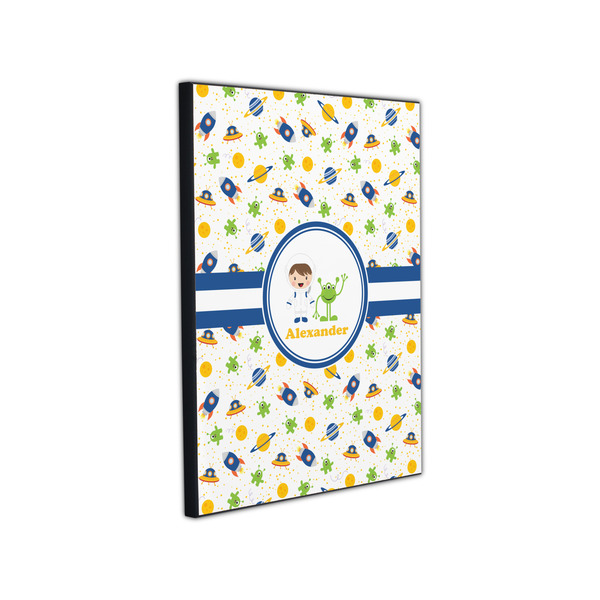 Boy's Space Themed 11x14 Wood Print - Angle View