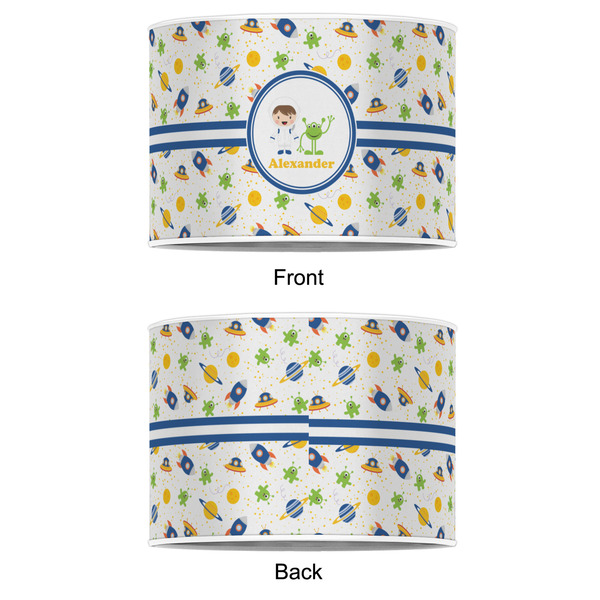 Boy's Space Themed 12" Drum Lampshade - APPROVAL (Poly Film)