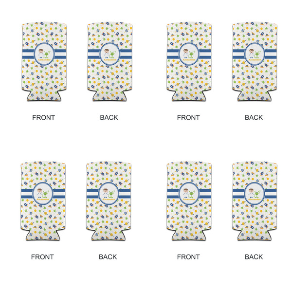 Boy's Space Themed 12oz Tall Can Sleeve - Set of 4 - APPROVAL