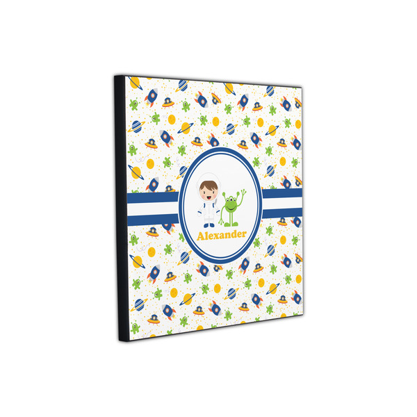 Boy's Space Themed 12x12 Wood Print - Angle View