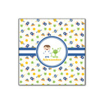 Boy's Space Themed Wood Print - 12x12 (Personalized)