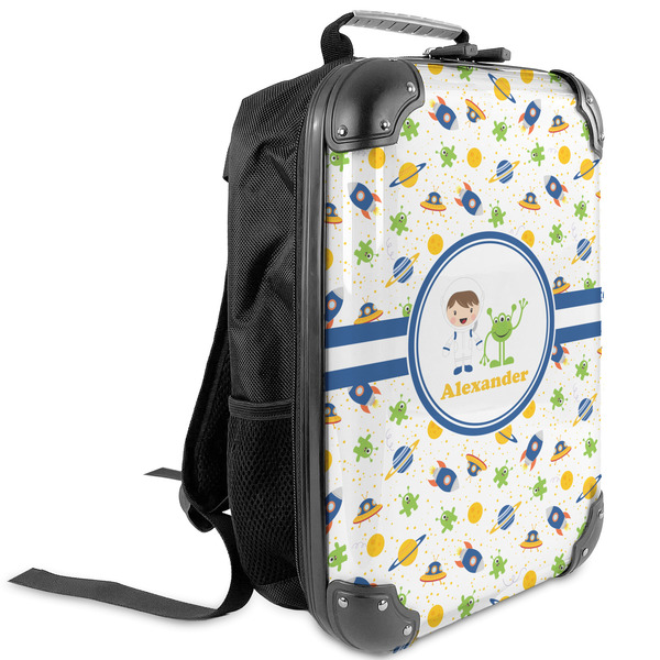 Custom Boy's Space Themed Kids Hard Shell Backpack (Personalized)
