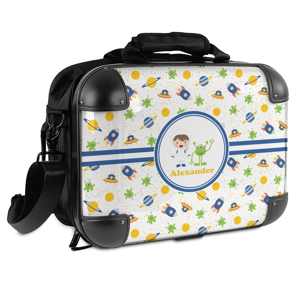 Custom Boy's Space Themed Hard Shell Briefcase (Personalized)