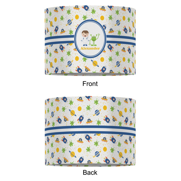 Boy's Space Themed 16" Drum Lampshade - APPROVAL (Fabric)