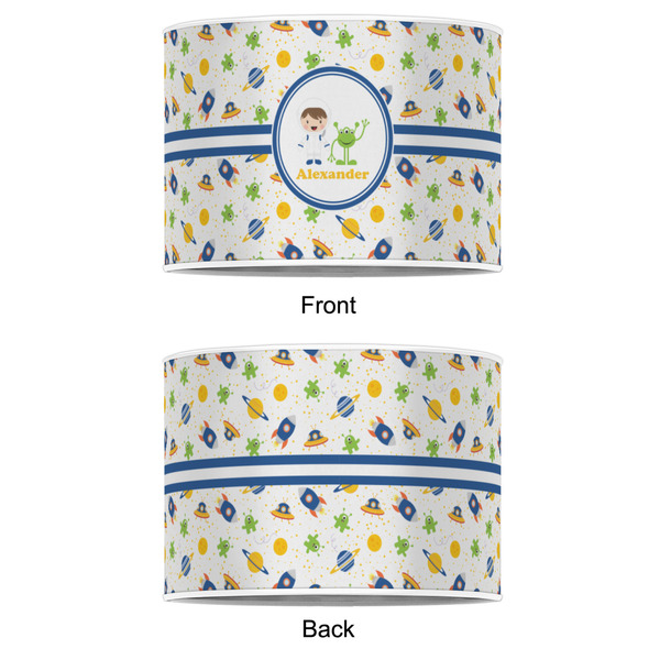 Boy's Space Themed 16" Drum Lampshade - APPROVAL (Poly Film)