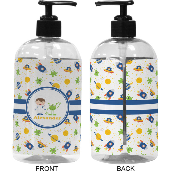 Boy's Space Themed 16 oz Plastic Liquid Dispenser (Approval)