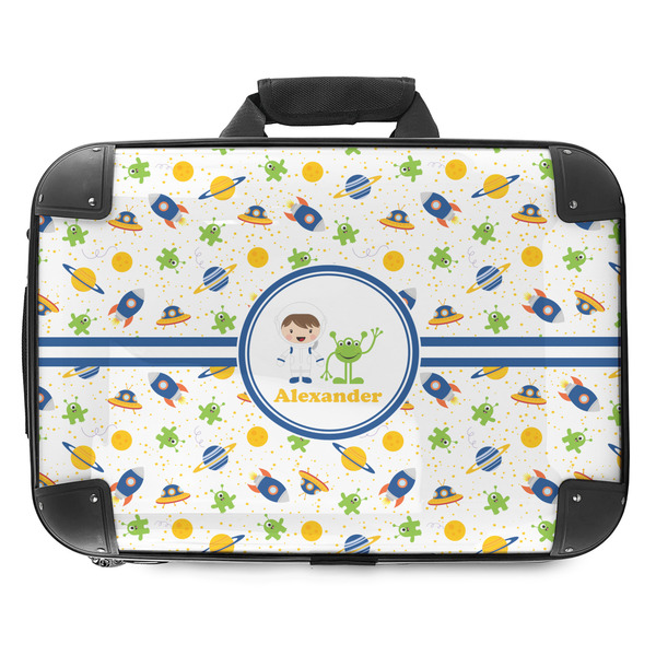 Custom Boy's Space Themed Hard Shell Briefcase - 18" (Personalized)