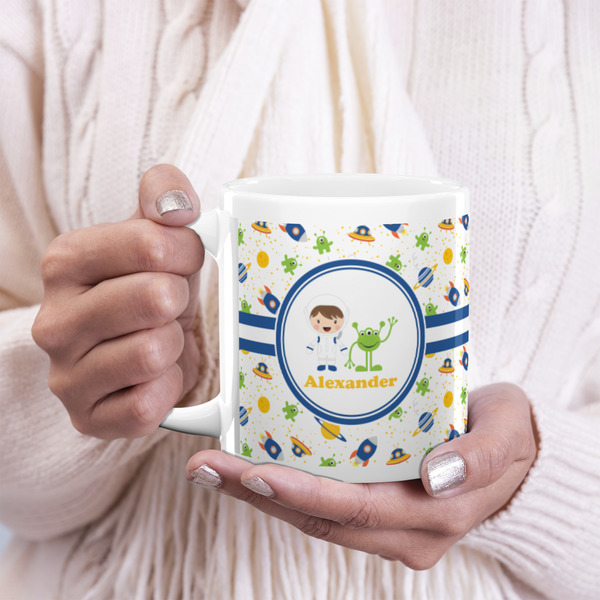 Boy's Space Themed 20oz Coffee Mug - LIFESTYLE