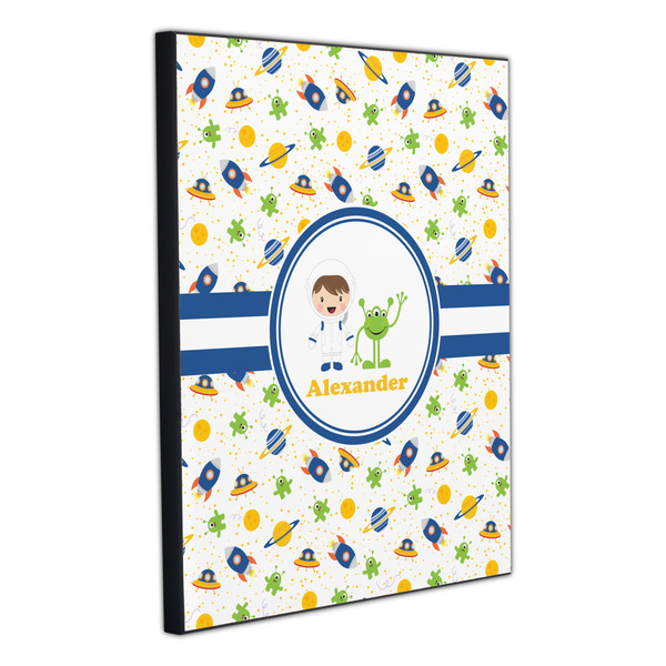 Boy's Space Themed 20x24 Wood Print - Angle View