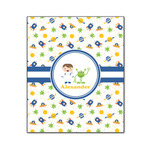 Boy's Space Themed Wood Print - 20x24 (Personalized)