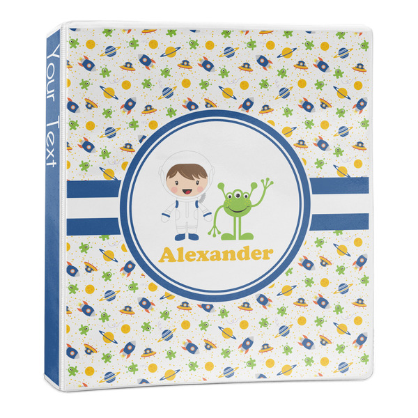 Custom Boy's Space Themed 3-Ring Binder - 1 inch (Personalized)