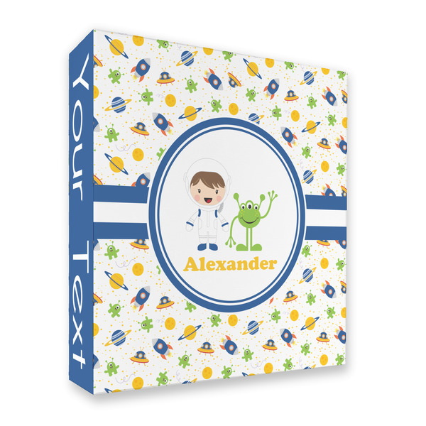 Boy's Space Themed 3 Ring Binders - Full Wrap - 2" - FRONT