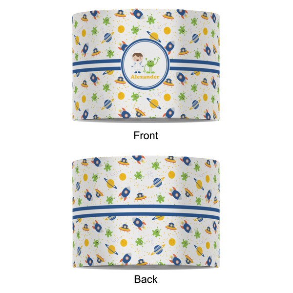 Boy's Space Themed 8" Drum Lampshade - APPROVAL (Fabric)