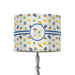 Boy's Space Themed 8" Drum Lamp Shade - Fabric (Personalized)
