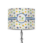 Boy's Space Themed 8" Drum Lamp Shade - Poly-film (Personalized)