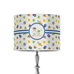 Boy's Space Themed 8" Drum Lamp Shade - Poly-film (Personalized)