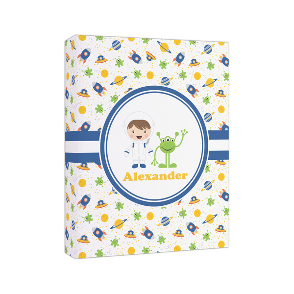 Boy's Space Themed 8x10 - Canvas Print - Angled View