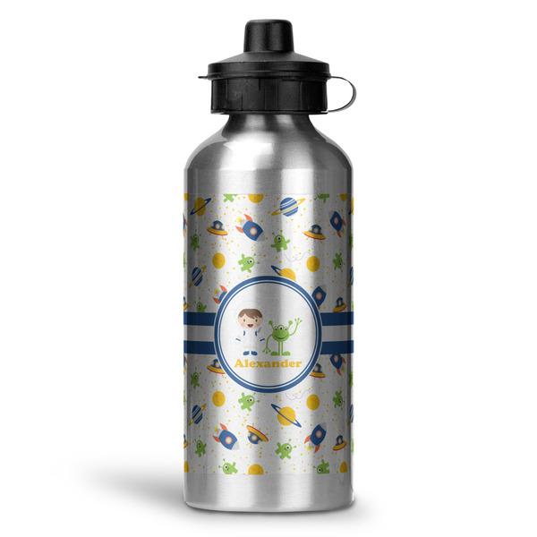 Custom Boy's Space Themed Water Bottle - Aluminum - 20 oz (Personalized)