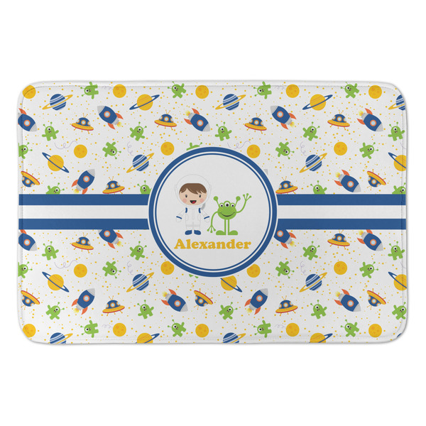 Custom Boy's Space Themed Anti-Fatigue Kitchen Mat (Personalized)