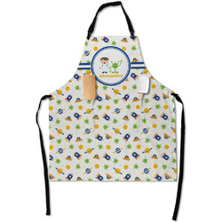 Boy's Space Themed Apron With Pockets w/ Name or Text