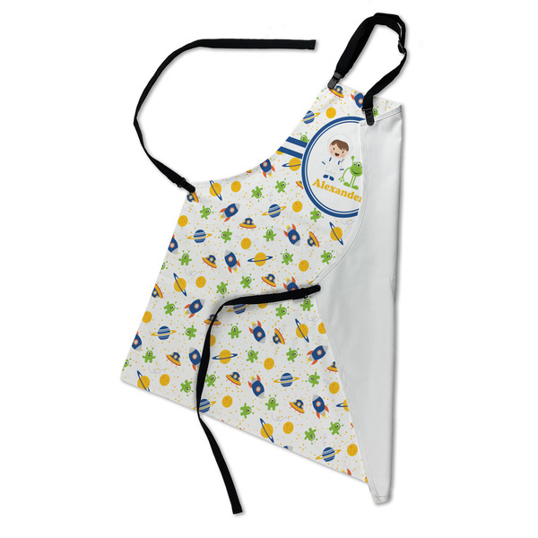 Boy's Space Themed Apron - Folded