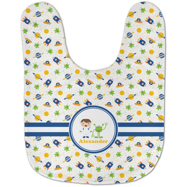 Boy's Space Themed Baby Bib - AFT flat