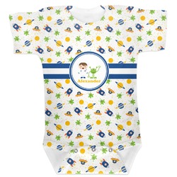 Boy's Space Themed Baby Bodysuit (Personalized)