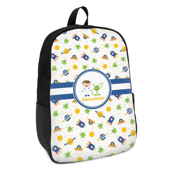 Custom Boy's Space Themed Kids Backpack (Personalized)