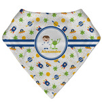 Boy's Space Themed Bandana Bib (Personalized)