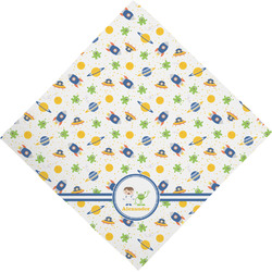 Boy's Space Themed Dog Bandana Scarf w/ Name or Text