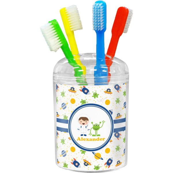 Custom Boy's Space Themed Toothbrush Holder (Personalized)