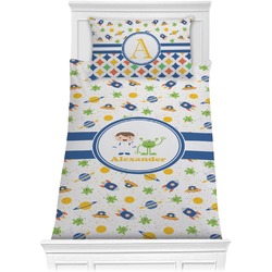 Boy's Space Themed Comforter Set - Twin (Personalized)