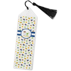 Boy's Space Themed Book Mark w/Tassel (Personalized)