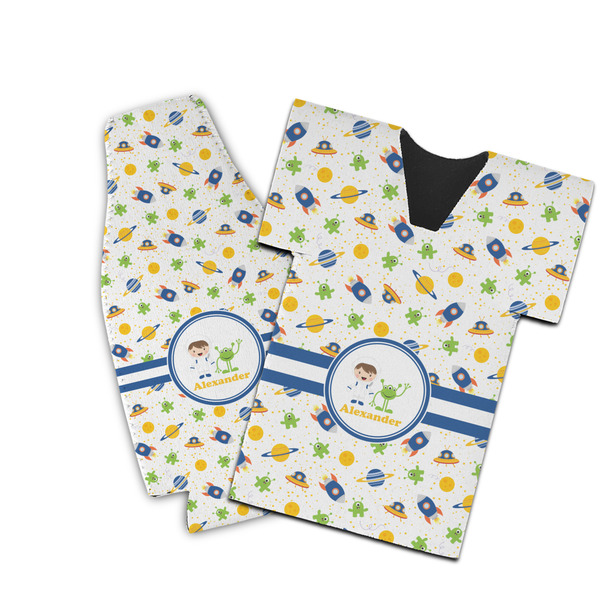 Custom Boy's Space Themed Bottle Cooler (Personalized)