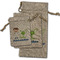 Boy's Space Themed Burlap Gift Bags - (PARENT MAIN) All Three