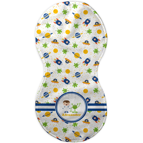 Boy's Space Themed Burp Peanut Shaped Flat