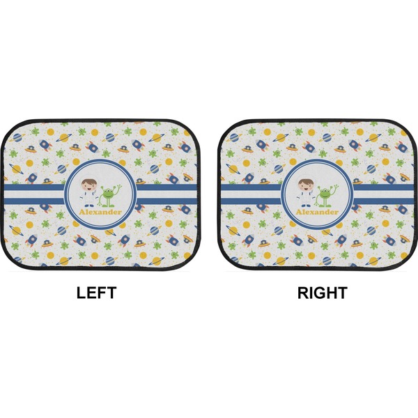 Boy's Space Themed Car Floor Mats (Back Seat) (Approval)