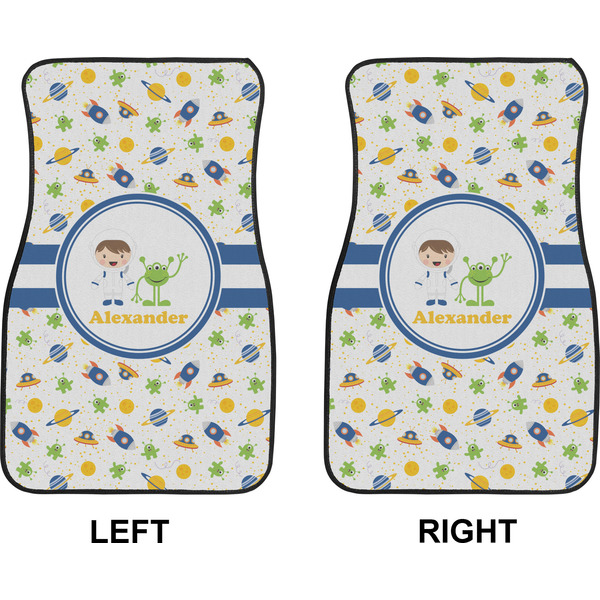 Boy's Space Themed Car Mat Front - Approval