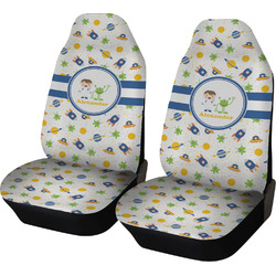 Boy's Space Themed Car Seat Covers (Set of Two) (Personalized)