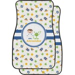 Boy's Space Themed Car Floor Mats (Front Seat) (Personalized)