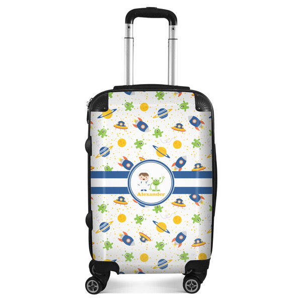 Custom Boy's Space Themed Suitcase - 20" Carry On (Personalized)