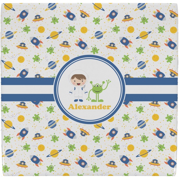Custom Boy's Space Themed Ceramic Tile Hot Pad (Personalized)