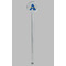 Boy's Space Themed Clear Plastic 7" Stir Stick - Round - Single Stick