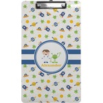 Boy's Space Themed Clipboard (Legal Size) (Personalized)
