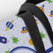 Boy's Space Themed Closeup of Tote w/Black Handles