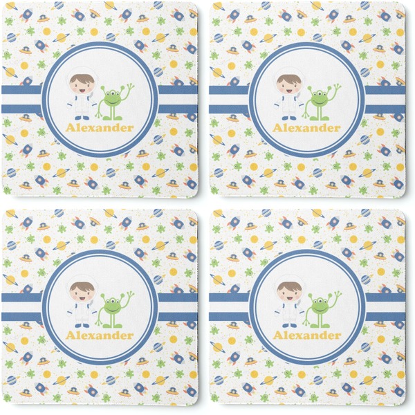 Boy's Space Themed Coaster Rubber Back - Apvl