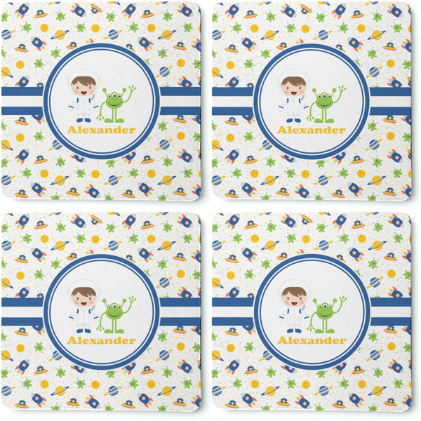 Boy's Space Themed Coaster Rubber Back - Apvl