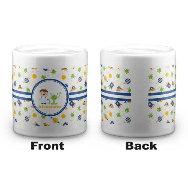 Boy's Space Themed Coin Bank - Apvl